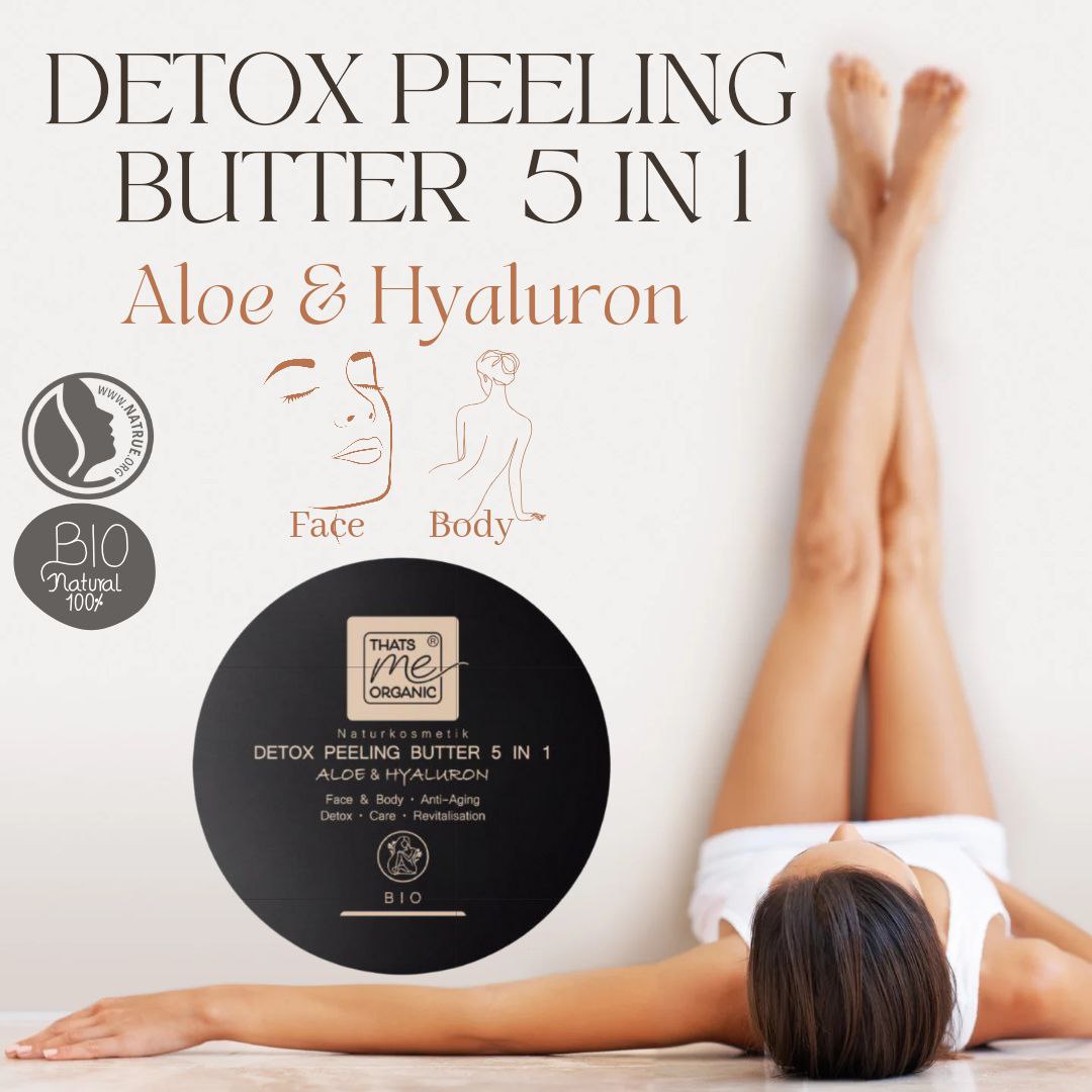 ORGANIC DETOX PEELING BUTTER Aloe 5 in 1 200ml natural cosmetics