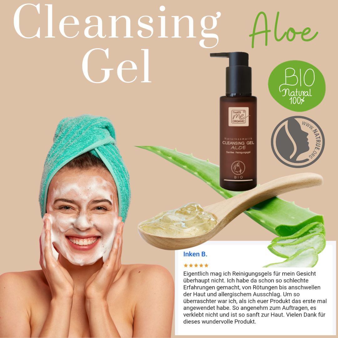BIO-Cleansing Gel Aloe - gel detergente delicato con effetto antietà 100ml