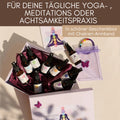 Chakra Aromatherapie Aura-, Raumduft-, Yoga- &  Meditationsspray Set in Geschenkbox + Chakra-Edelstein-Armband – für energetische Balance