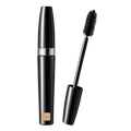 Thats me Organic® Black Bio Mascara Tube mit silbernem Band und Bürstenapplikator auf weißem Hintergrund, hergestellt mit natürlichen Inhaltsstoffen für schwungvolle Wimpern.