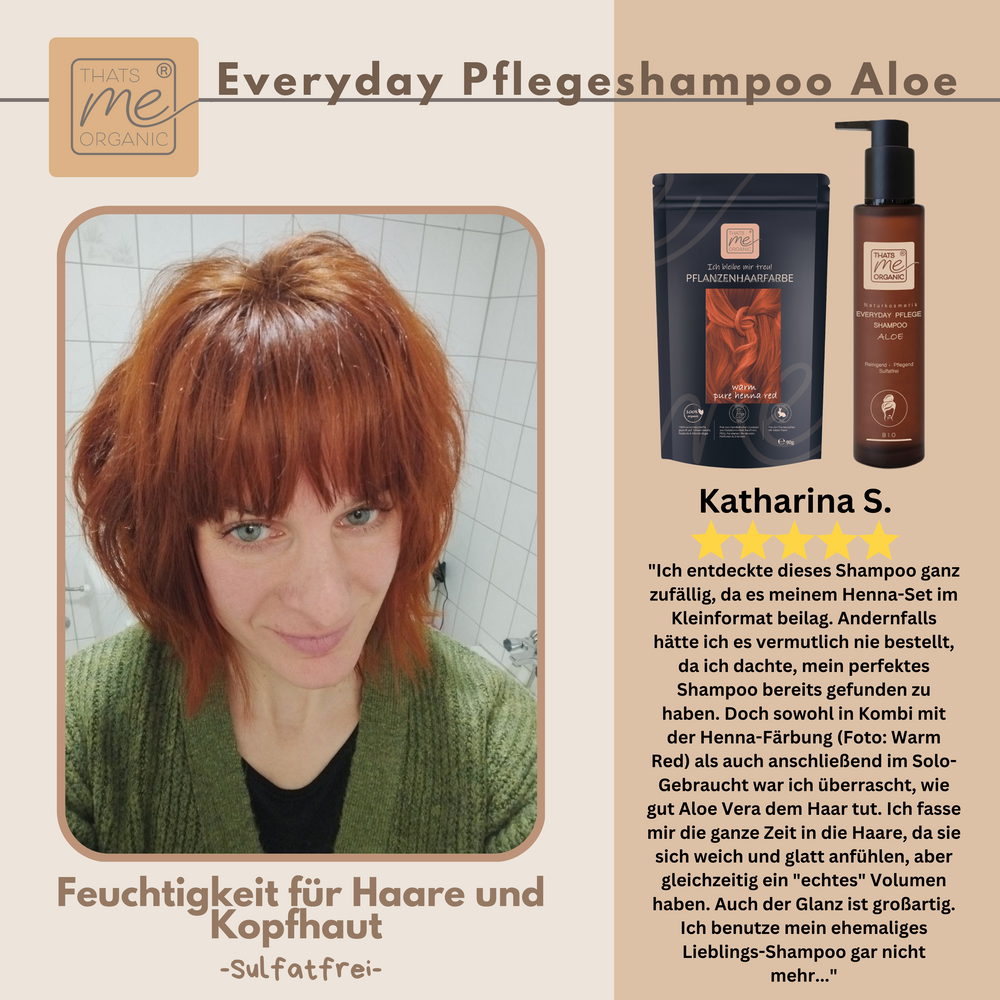 BIO-Pflege-Shampoo "everyday" Aloe 200ml + Applikatorflasche