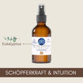 Bio-STIRN-CHAKRA Aromatherapie Aura-, Raumduft-, Yoga- & Meditationsspray INTUITION (blau)