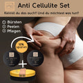 Anti-Cellulite Set – Trockenbürste, Detox Peeling & Body Mousse | Glattere Haut & Pflege-Ritual