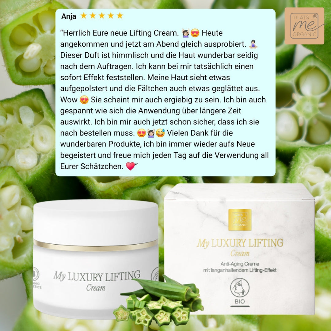 NEU: My Luxury Lifting Cream 50ml Botolinumfrei zert. Bio-Naturkosmetik