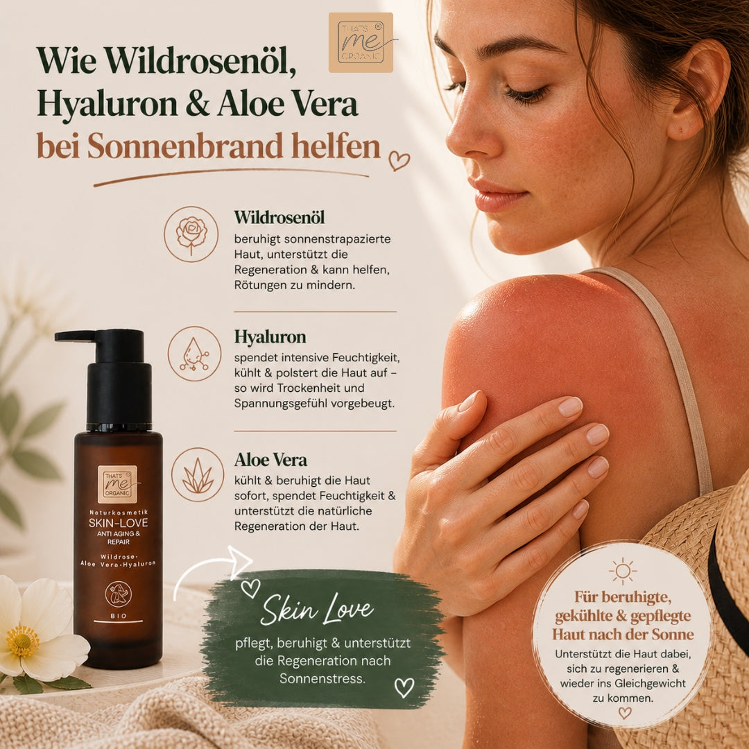 SKIN LOVE – Vielseitige Bio-Pflege mit Wildrose, Aloe & Hyaluron