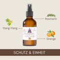 Bio-CHAKREN Aromatherapie Aura-, Raumduft-, Yoga- & Meditationsspray HARMONIE (weiß)