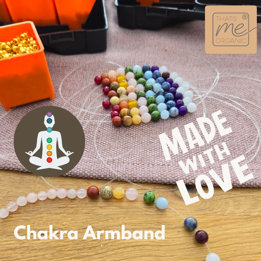 Chakra Armband handgemacht aus echten Edelsteinen – Dein Begleiter für Yoga, Meditation & Achtsamkeitpraxis