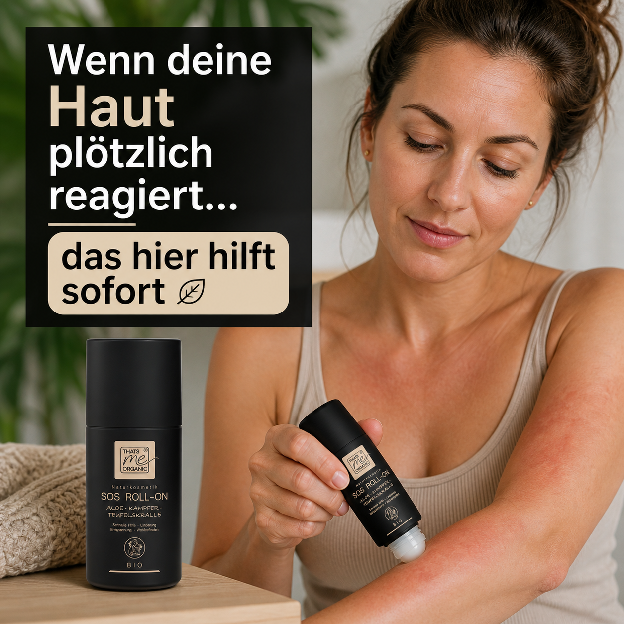 BIO SOS Roll-On Aloe – Kühlende Pflege für gereizte & beanspruchte Haut
