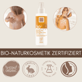 Summer Love Body Care Sonnenschutz Spray Aloe LSF 30 ist zertifizierte Bio Naturkosmetik, vegan, tierversuchsfrei und frei von schädlichen Inhaltsstoffen