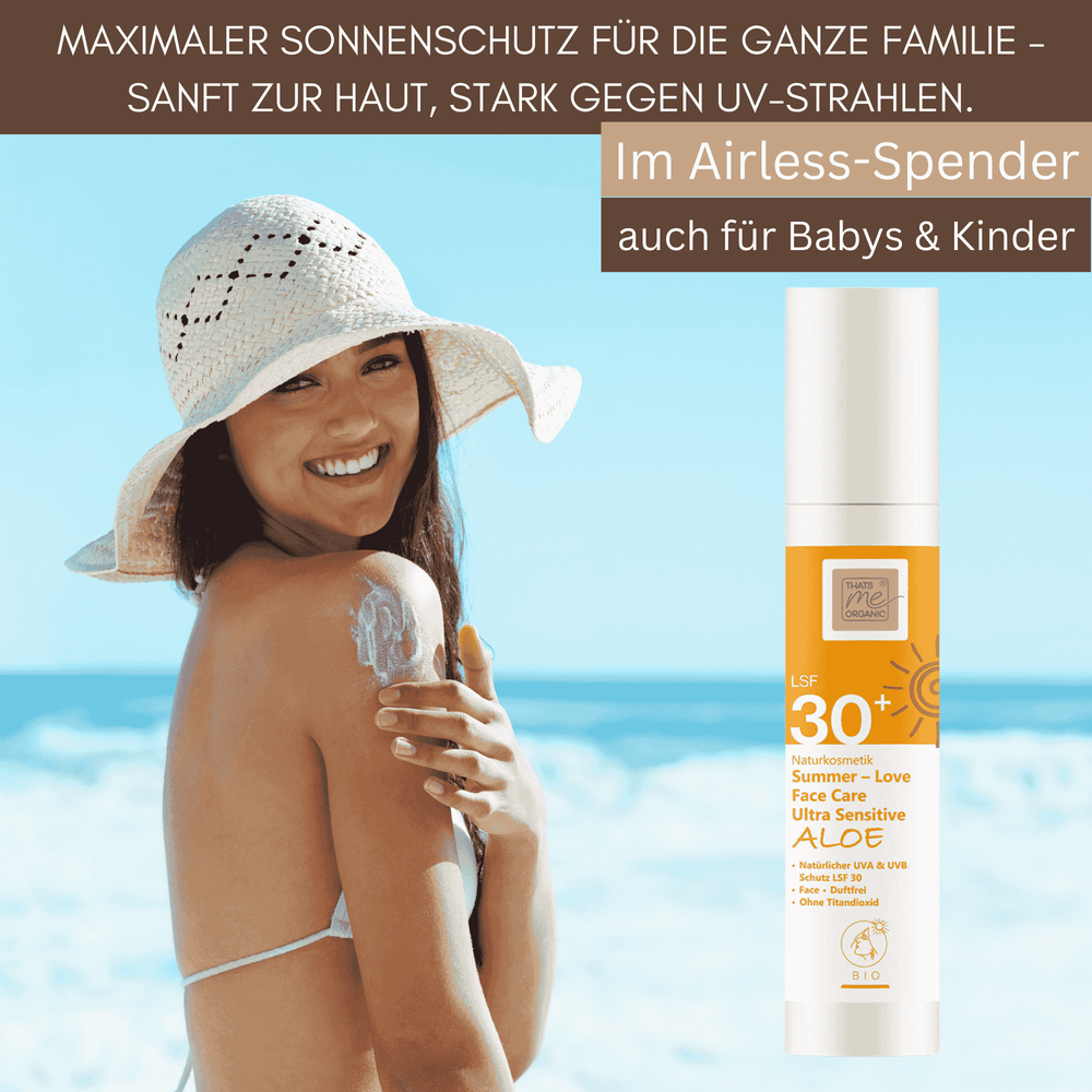 Bio Sonnenschutz Set KLASSIK Gesicht & Körper – 3 Summer-Love Bestseller + Gratis Mücken Roll-on