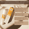 Summer Love Face Care Ultra Sensitive Aloe LSF 30 von Thats me organic mit angenehmer Textur, zieht schnell ein, fettet nicht und hinterlässt keinen Weißeffekt