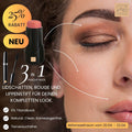 Luxury 3-in-1 Bio Lippenstift ohne Titandioxid | 4 Nuancen