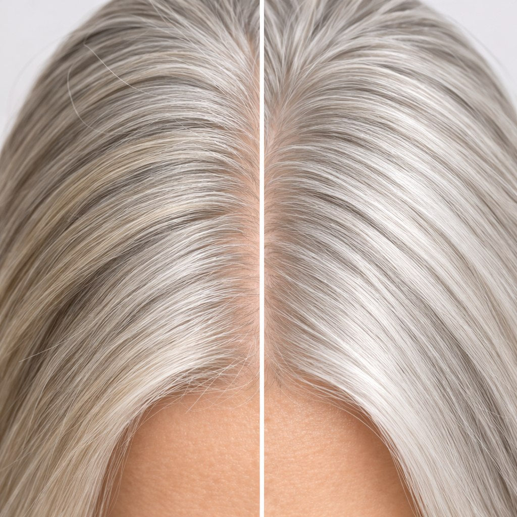 Kühle farblose Pflanzenhaar-Packung – entfernt Farbpigmente, neutralisiert Gelbstich & schenkt Glanz 90g Nachfüllpack