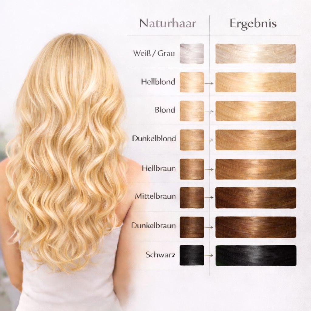 Profi-Pflanzenhaarfarbe SET warmes Sommer-Blond "warm summer blond" - ohne Rotanteil