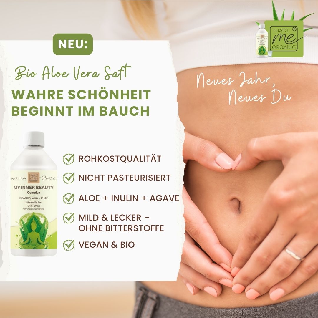 NEU: Bio-Aloe Saft "My Inner Beauty" präbiotischer Vital-Drink 500ml