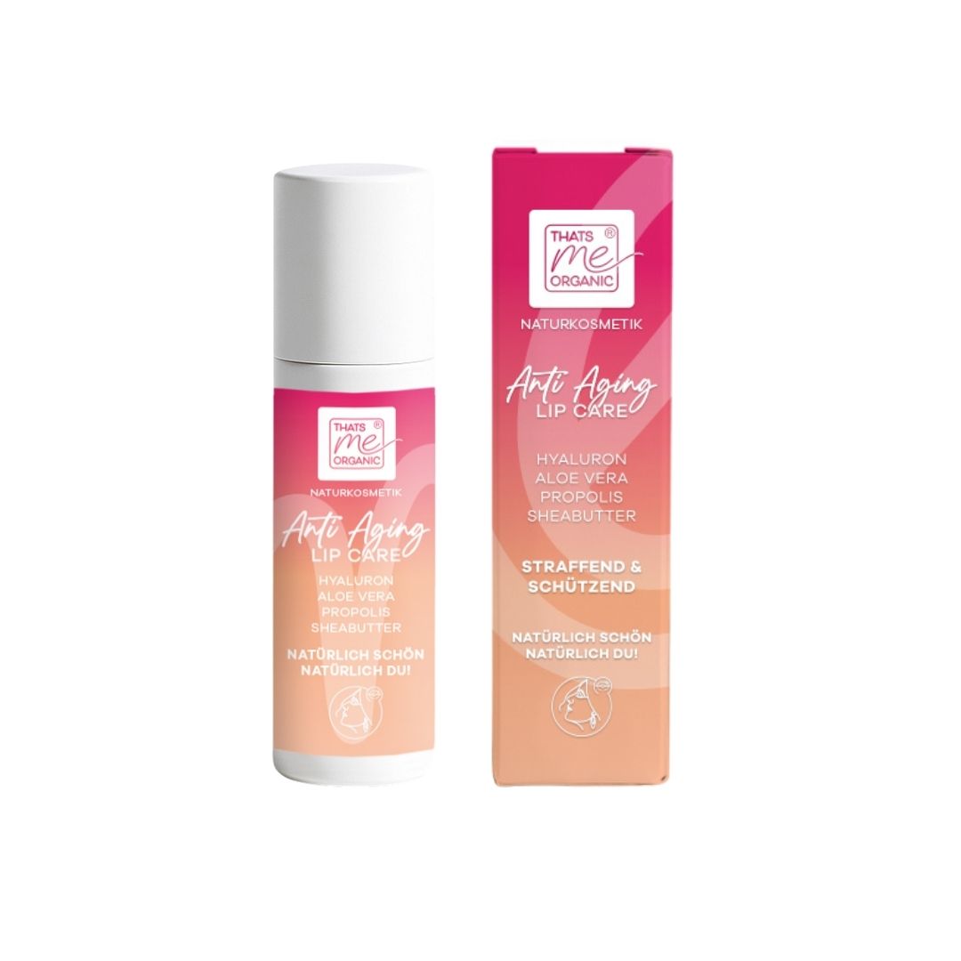 ANTI-AGING LIP-CARE Lippenpflegestift mit Propolis, Hyaluron, Aloe Vera + Sheabutter