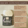 Thats me Organic® festes Shampoo Bar in der Schachtel mit deutschem Text enthält BIO Arganöl, das Ihr Haar repariert, mit Feuchtigkeit versorgt und gegen Frizz hilft.