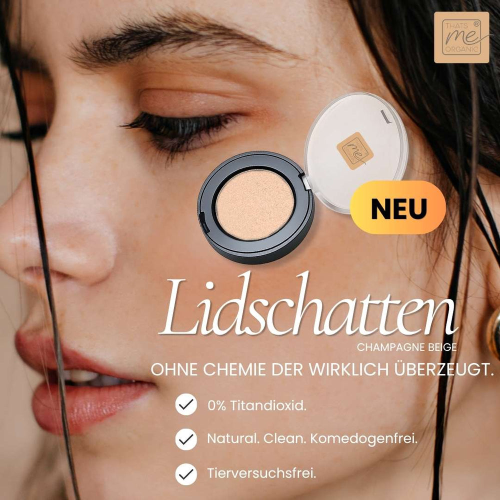 Natürlicher Lidschatten in Champagne Beige von Thats Me Organic ohne Titandioxid