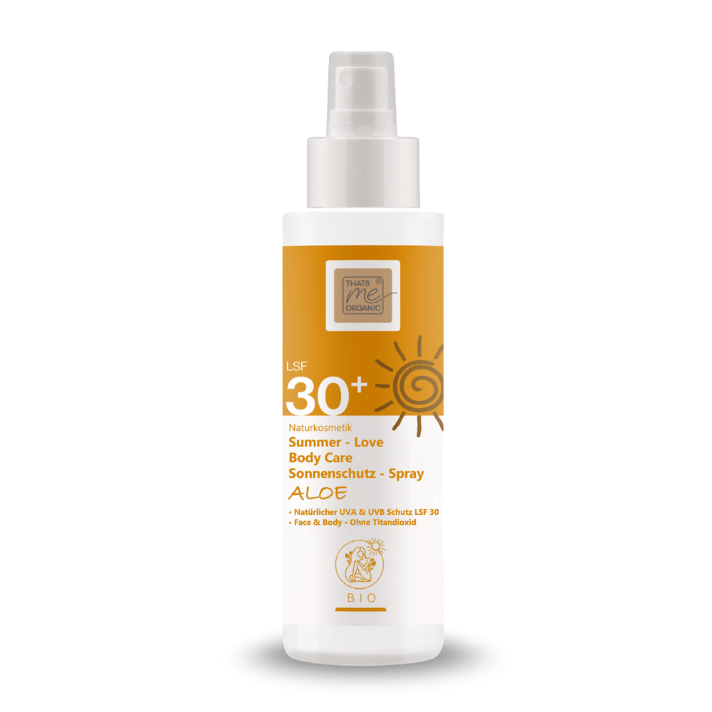 BIO-Body Spray SUMMER-LOVE Aloe LSF 30 | Mineralisches Sonnenschutz-Spray 100 ml