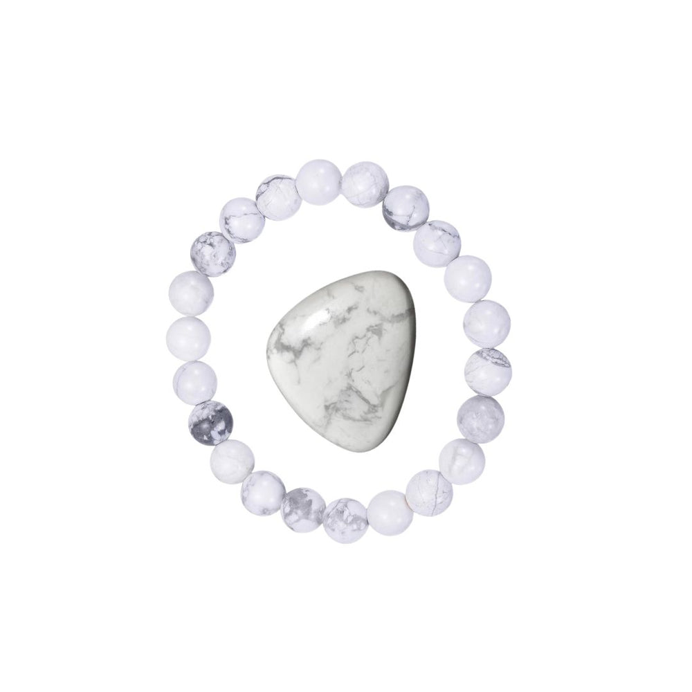 Gratis: Weißes Howlith Armband im Wert von 19,90€