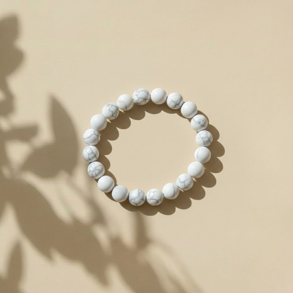Gratis: Weißes Howlith Armband im Wert von 19,90€