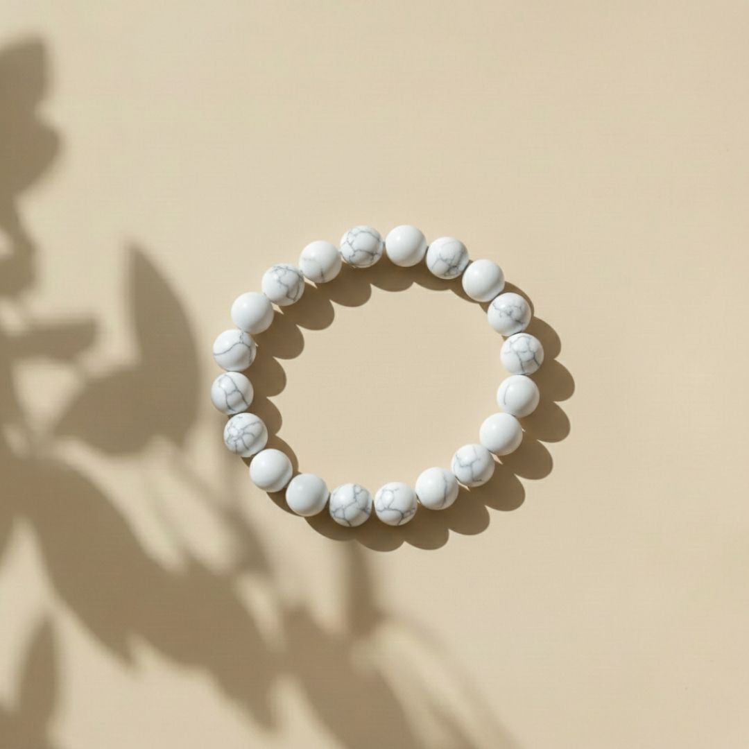 Gratis: Weißes Howlith Armband im Wert von 19,90€