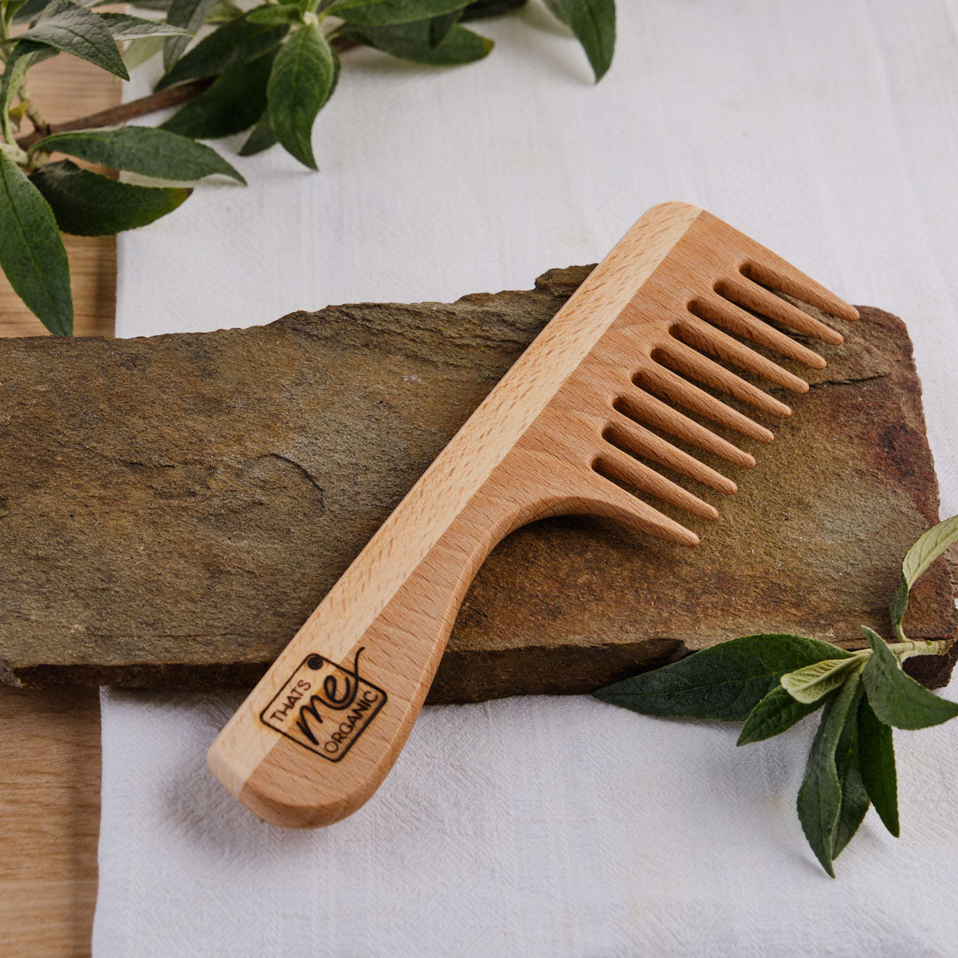 Professional hair comb “Everything under control” made of beech wood