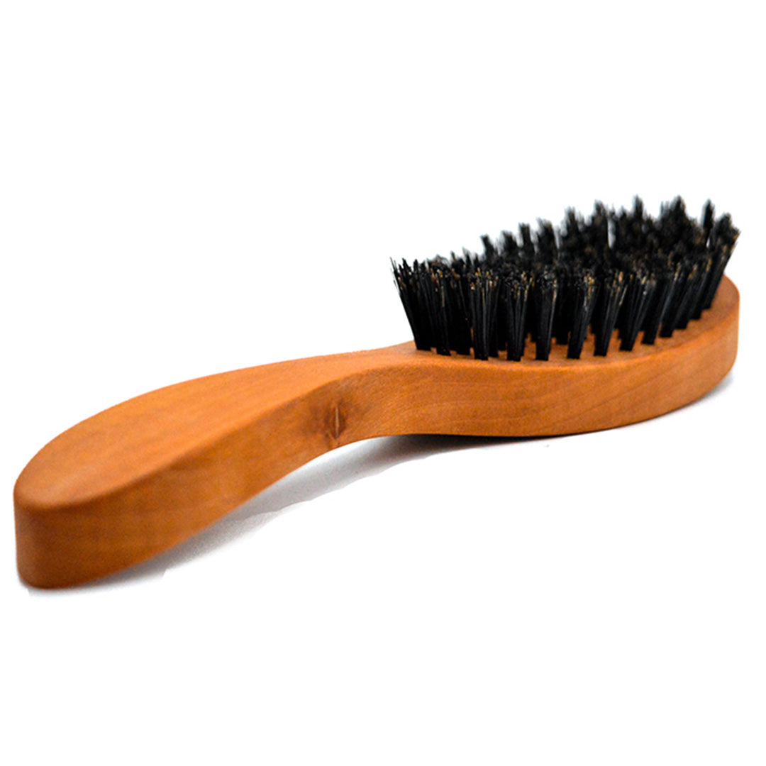Professional hairbrush classic shape “The tried and tested” made of pear wood and wild boar bristles 