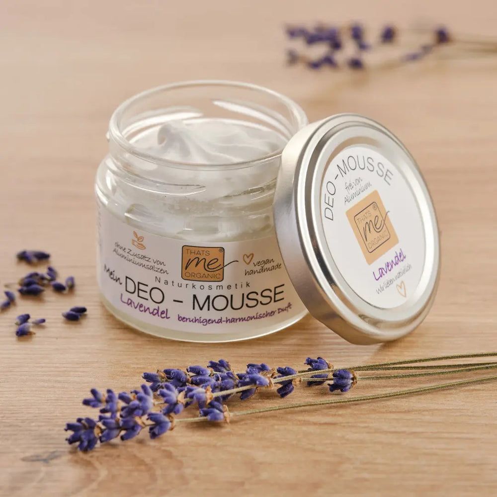 BIO-Deo-Mousse Lavendel & Lemongrass – Naturkosmetik Deo ohne Aluminium | 50 ml