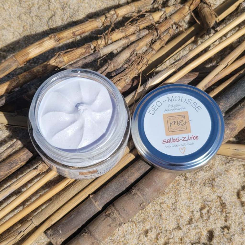 Deodorant mousse sage pine 24h+ deodorant like cream without aluminum natural cosmetics 50ml