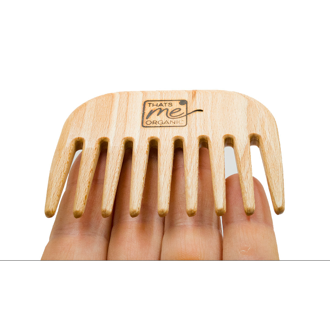 Professional hair comb “Curly splendor” made of beech wood 