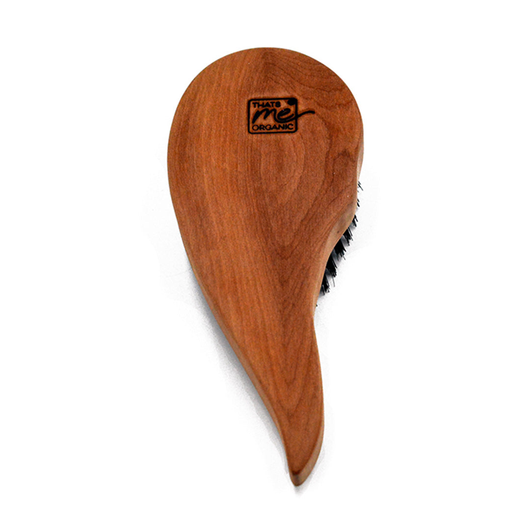 Spazzola professionale a goccia “The Extraordinary” in legno di pero e setole di cinghiale