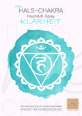Bio-HALS-CHAKRA Aromatherapie Aura-, Raumduft-, Yoga- & Meditationsspray KLARHEIT (türkis)